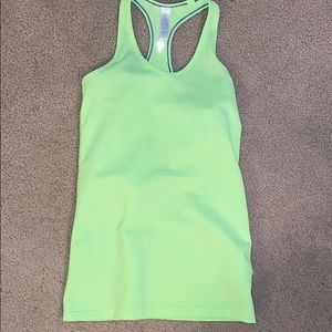 Ivivvia neon yellow athletic tank top